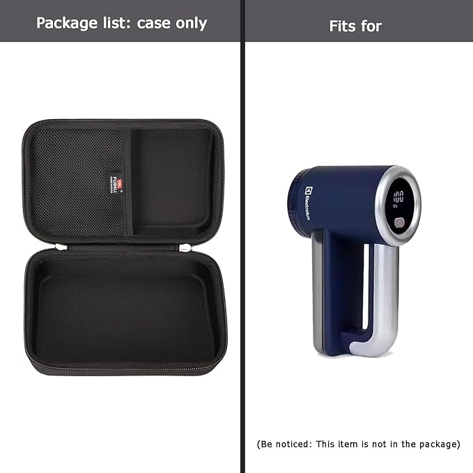 FBLFOBELI Fabric Shaver Storage Case Compatible with Electrolux/iRUNTEK/BEAUTURAL Rechargeable Fabric Shaver, Travel Carrying Case for Most of Rechargeable Lint Remover Set