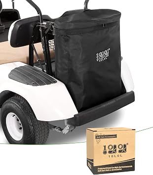 10L0L Golf Cart Cargo Bag for 2 Passenger Golf Carts, Storage Grocery Shopping Bag for Yamaha,EZGO TXT/RXV, Club Car DS/