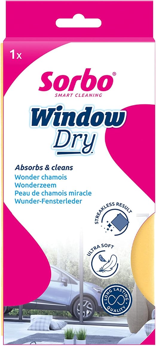 Sorbo Miracle Chamois, Cotton, Multi, 1.3 x 11.9 x 25.2 cm