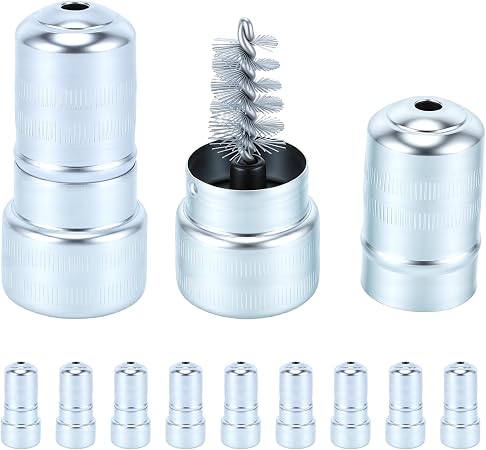 10pcs Stainless Steel Battery Tterminal Cleaner,Battery Terminal Cleaning Brushes, Universal Battery Post Cleaner Tool f