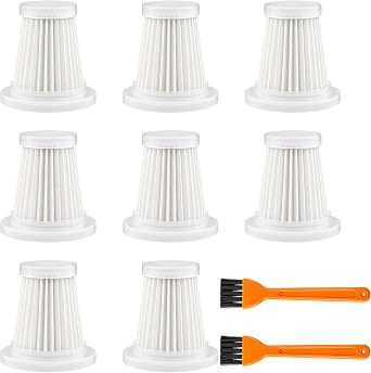 Handheld Car Vacuum Cleaner Filter, 8 Pcs Washable HEPA Replacement Filters