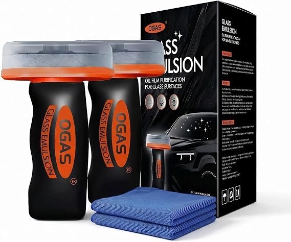 Grease Film Remover Paste for Car Windshield, 1 Pack