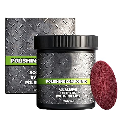 Polishing Compound,Surface Polish with Pad,Multi-Surface Polish Compound,Scratch Remover for Wood Furniture & Car Care,o