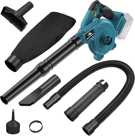 Cordless Leaf Blower for Makita 18V Battery,Electric Jobsite Air Blower with Brushless Motor,6 Variable Speed Up to 180M