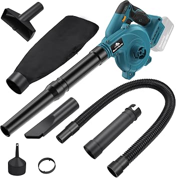 Cordless Leaf Blower for Makita 18V Battery,Electric Jobsite Air Blower with Brushless Motor,6 Variable Speed Up to 180M