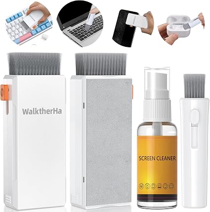 Keyboard Cleaner & Laptop Cleaning Kit, 15ml Screen Cleaner Spray, All-in-1