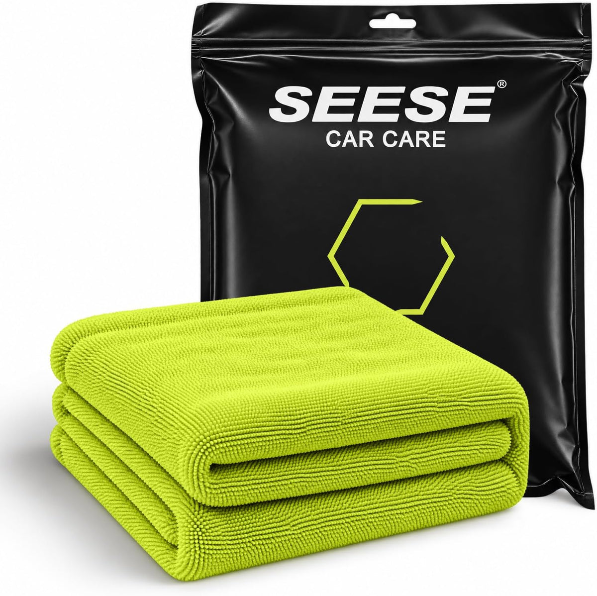Microfiber Car Drying Towel: 1400 GSM Ultra Absorbent, 24" x 36"