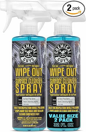 Chemical Guys, Wipe Out Surface Cleanser & Panel Prep Spray, 16 oz, 2 Pack