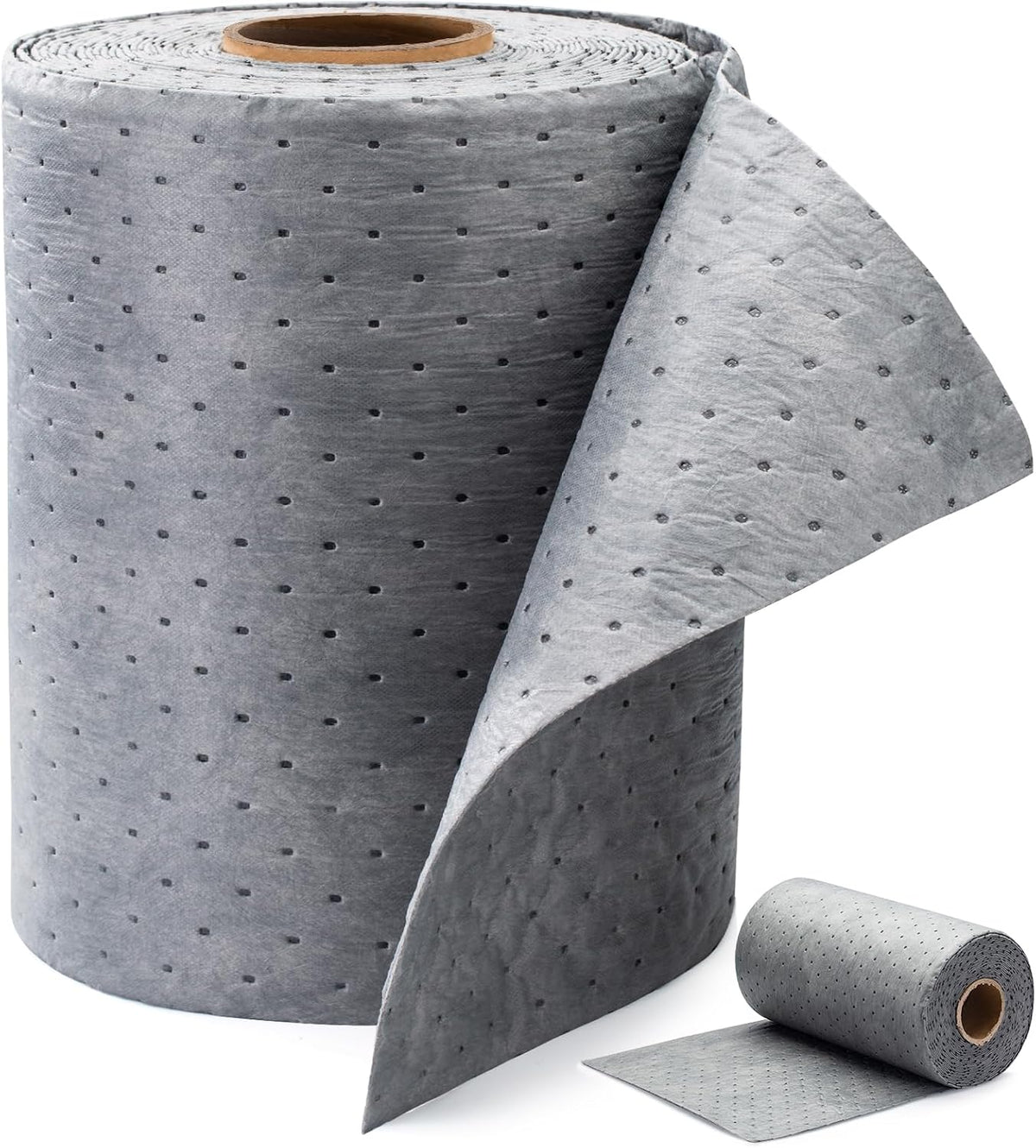 Heavy Duty Absorbent Mat Roll for Oil, Water and Other Liquids, Suitable for Multi-Purpose Super Absorbent Pads (15" W x 150' L)