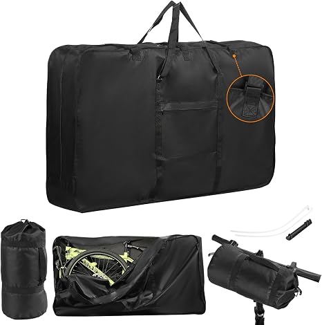 Bike Travel Bag 900D Bicycle Transport Case for 26"- 29" MTB & Road Bikes