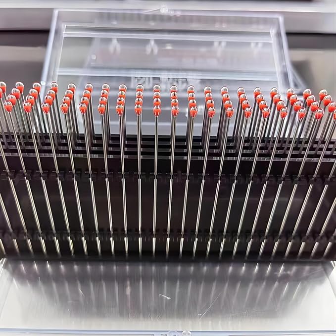 ESD Professional Stainless Steel Gel Swab Sticks for Cleaning Camera Lenses, sensors, PCB, SMT, semiconductors and Particularly Sensitive Electronics. (Red-100Packs, Electrostatic adsorption)