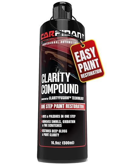 Clarity Compound - Scratch & Swirl Remover for Cars with ClarityFusion Technology - One Step Scratch Remover for Clear C