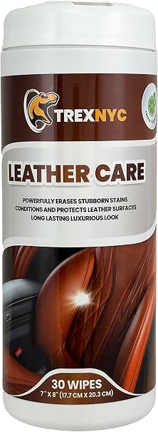 Protectant Wipes, Car Interior Cleaner to Protect Interior Car Surfaces and Fight Cracking & Fading (Leather Wipes, 1 Pa
