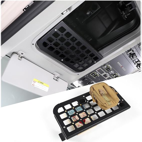 for INEOS Grenadier 2020-2024 Sunroof Multi-Function Rack, Driver Car Rooftop Cargo Carrier Sunroof Bag Holder Aluminum 