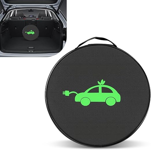 Car Tools Cable Bag, Waterproof Electric Vehicle Charging Cable Organizer Bag, Portable EV Charging Cable Bags, Storage 
