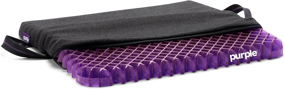 Purple Simply Seat Cushion, Lightweight 1.25" Low-Profile Gel Seat Cushion