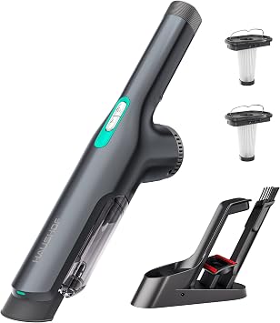 HAUSHOF Handheld Vacuum Cordless, 120W Brushless Motor, lightweight, Portable, Fast-Charging Hand Vac with 12000Pa Power