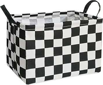 MAIZMZ Rectangular Storage Basket Collapsible Organizer Bin Waterproof Toy Box for Organizing Home/Dorm/Kitchen/Pet/Offi