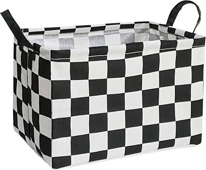 MAIZMZ Rectangular Storage Basket Collapsible Organizer Bin Waterproof Toy Box for Organizing Home/Dorm/Kitchen/Pet/Offi