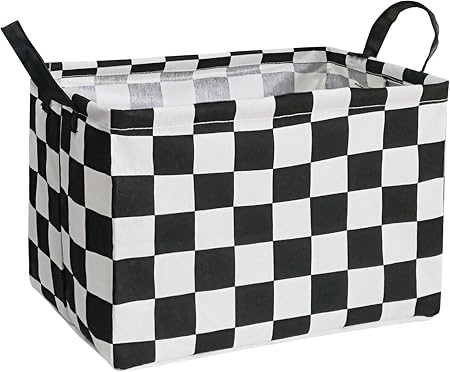 MAIZMZ Rectangular Storage Basket Collapsible Organizer Bin Waterproof Toy Box for Organizing Home/Dorm/Kitchen/Pet/Offi