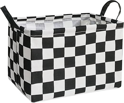 MAIZMZ Rectangular Storage Basket Collapsible Organizer Bin Waterproof Toy Box for Organizing Home/Dorm/Kitchen/Pet/Offi