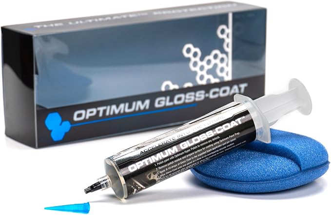 Optimum Gloss-Coat Ceramic Coating - One Vehicle Kit, 3 Year DIY Ceramic Coat, Protects Paint, Plastic, Wheels, Use on C