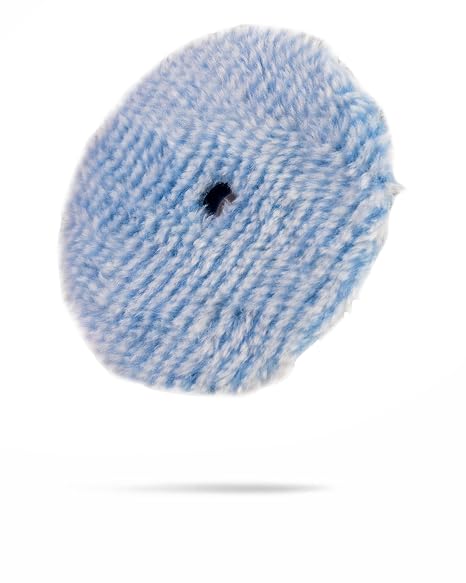 Adam's Polishes Heavy Cutting Wool Pad 6.5” - Safe On Single Stage, Clear Coat, and Gel Coat Finishes - Wool Cutting Pow