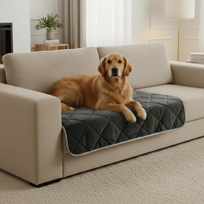 NWK Self Warming Thermal Pet Mat for Dogs and Cats, Body Heat Reflecting Cat Bed Mat, Washable, for Sofa & Crate & Kenne