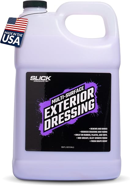 Slick Products Multi-Surface Exterior Dressing for Trim & Tires - 128 oz