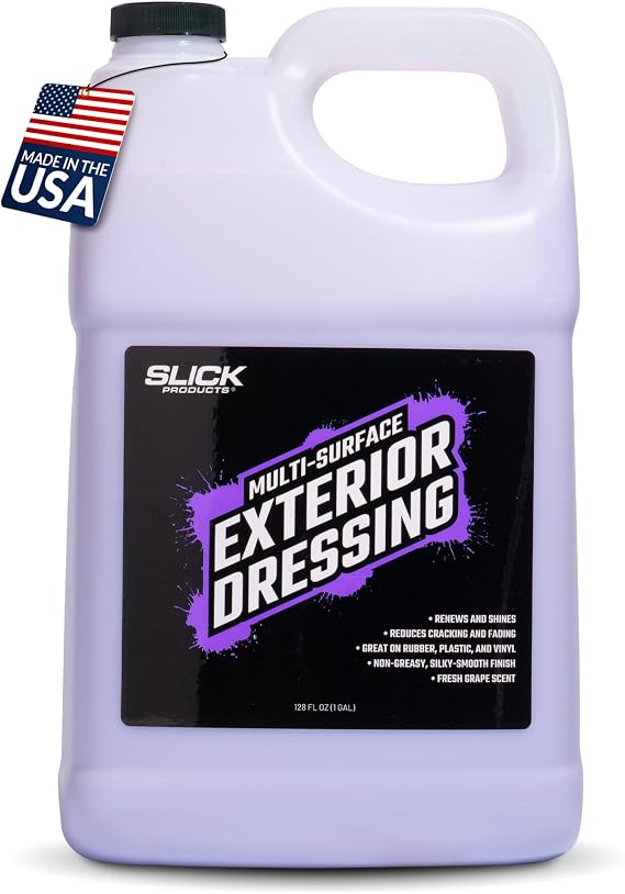 Slick Products Multi-Surface Exterior Dressing for Trim & Tires - 128 oz