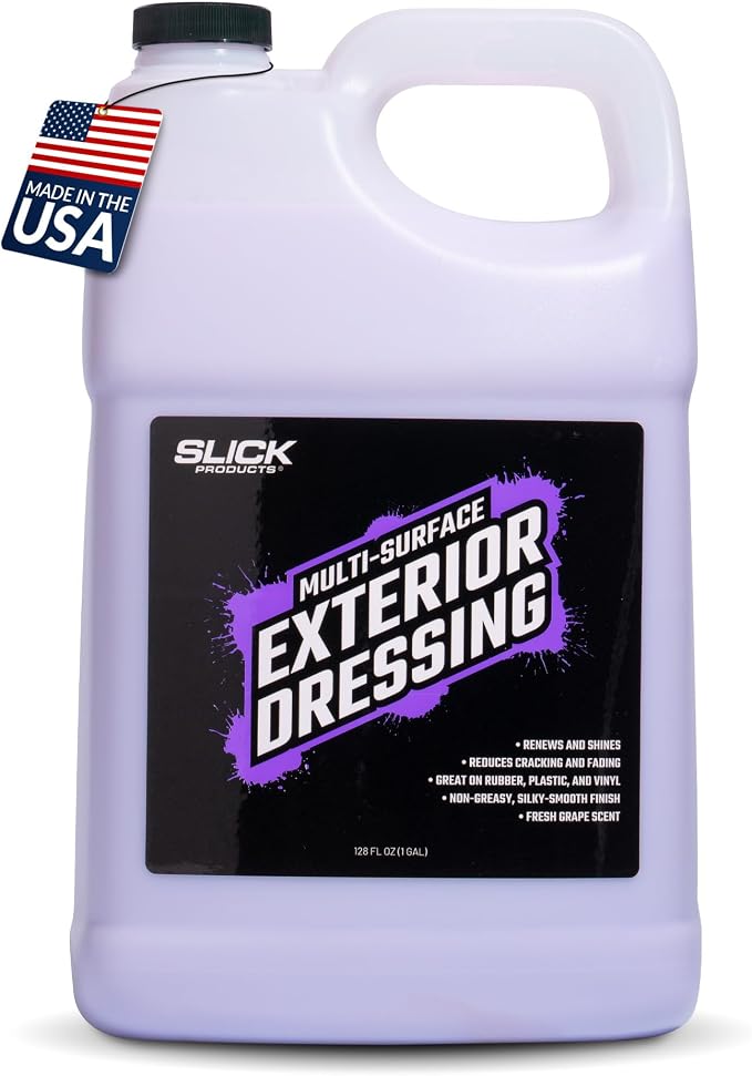 Slick Products Multi-Surface Exterior Dressing for Trim & Tires - 128 oz