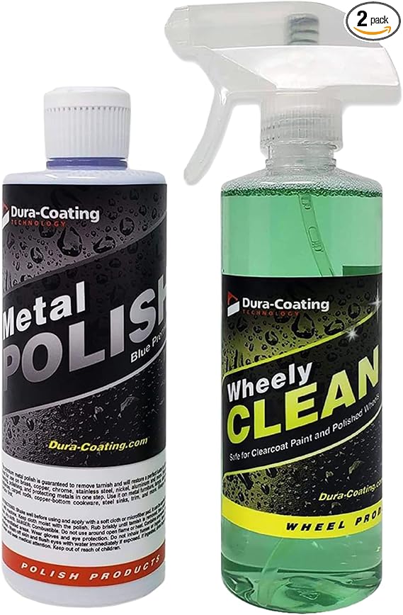 DURA-COATING TECHNOLOGY, Blue Premium Metal Polish - Perfect for Aluminum Wheels, Diamond Plate, Stainless Steel, Copper