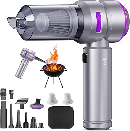 Cordless Car Vacuum 22000Pa, Handheld Brushless, 4-in-1 - Cleanova