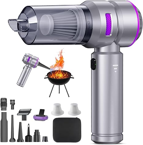 Cordless Car Vacuum 22000Pa, Handheld Brushless, 4-in-1 - Cleanova