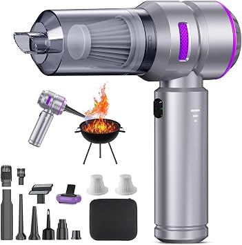 Cordless Car Vacuum 22000Pa, Handheld Brushless, 4-in-1