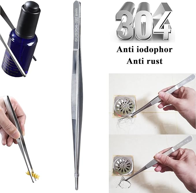 Broom and Dustpan Tweezers Tongs Cleaning Brushes Groove Gap Clean Tool Set 4 Pcs Kitchen Cleaning Brushes mini Kit Multipurpose Small Set for Home Door Window Track Tables Keyboards