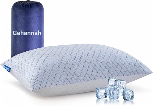 Travel Pillow - Large 1 Pack Compressible Camping Pillow for Sleeping - Shredded Memory Foam with 1 Storage Bags - Suppo