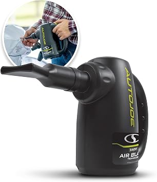 Auto Joe ATJ-ABD1 500-Watt Air Blasting Water Dryer,w/ 10-Ft AC Cord, Storage Bag, & 9 Nozzle Attachments for Additional