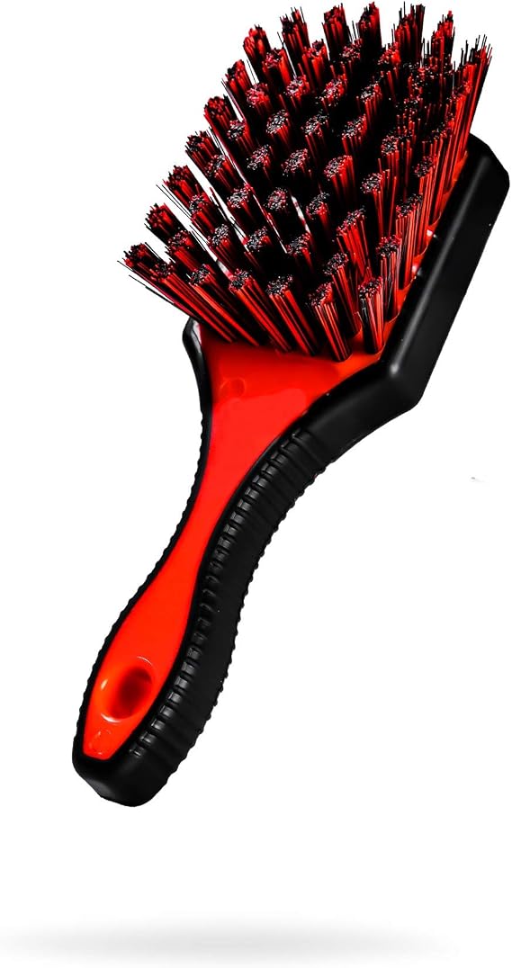 Adam's Polishes Tire Brush Premium Tire Brush for Car Detailing & Rubber Tire Car Cleaning| Use W/Tire Cleaner or All Pu