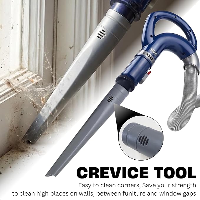 For Shark Crevice Tool Attachment with Adapter Kit, Compatible with Shark Navigator NV350 NV351 NV360, Rotator NV500, Rocket HV300 HV301 – Vacuum Attachments & Accessories for Tight Spaces