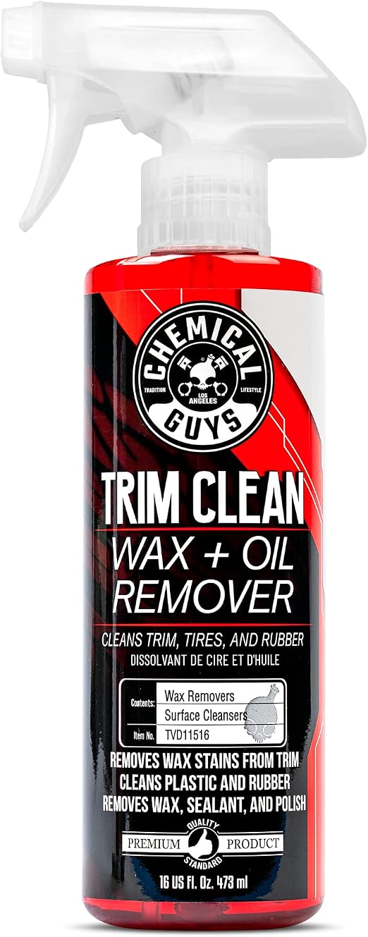 Chemical Guys, Trim Clean Wax & Oil Remover for Trim, Tires & Rubber, 16 oz