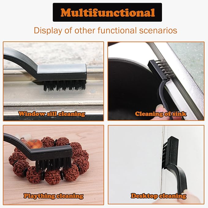 10PCS Anti Static ESD Cleaning Brush Kit, Keyboard PCB Motherboards Circuit Boards Electronic Devices Tool Set, Black