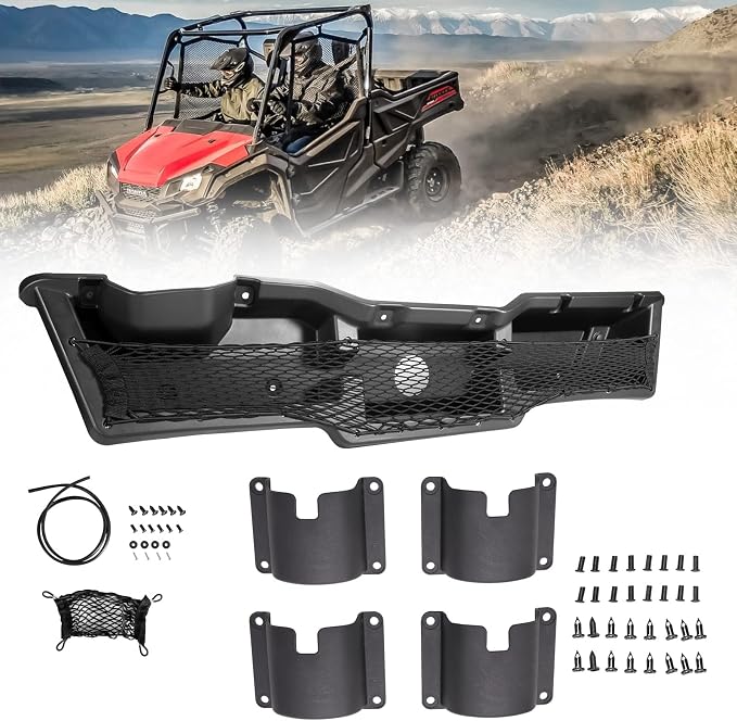 A & UTV PRO Pioneer 1000 Under Dash Storage Box, Cup Holders, 5PCS