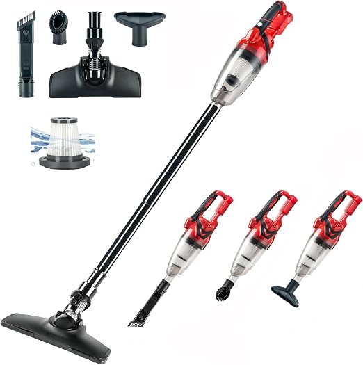 Cordless Vacuum Cleaner Compatible with Milwaukee M18, Handheld Vacuum Cleaner Portable for Hard Floor Carpet Car Pet Ha