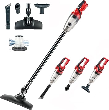 Cordless Vacuum Cleaner Compatible with Milwaukee M18, Handheld Vacuum Cleaner Portable for Hard Floor Carpet Car Pet Ha