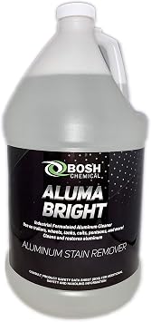 BOSH CHEMICAL Aluma Bright, Aluminum Cleaner and Brightener, 1 Gallon Concentrate