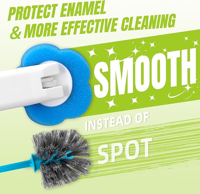 Disposable Toilet Brush, Toilet Wand Refills, 48 Cleaner Refills, Toilet Brush for Toilet Bowl Cleaners, Bathroom Cleaning