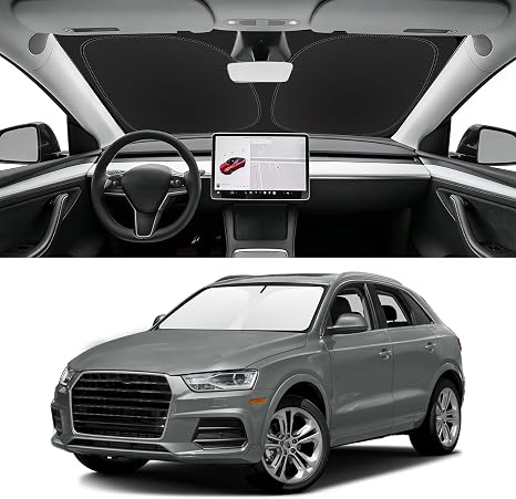Custom Fit Windshield Sun Shade for Audi Q3 2013-2018