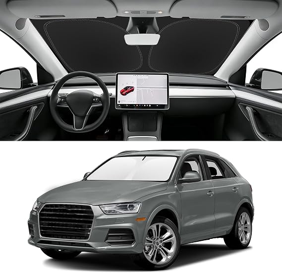 Custom Fit Windshield Sun Shade for Audi Q3 2013-2018