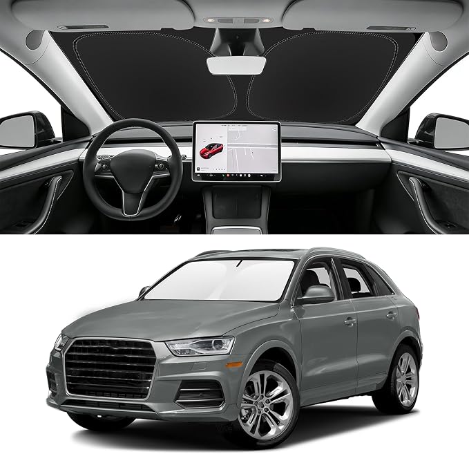 Custom Fit Windshield Sun Shade for Audi Q3 2013-2018
